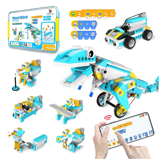 NextGen Robotics Junior – 200-in-1 Scratch Jr Coding Robot Kit | Beginner Project-Based & Hands-On Robotics Set for Kids