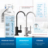 Frizzlife Under Sink Water Filter-NSF/ANSI 53&42 Certified Drinking Water Filtration System-0.5 Micron Removes Lead, Chlorine & Odor, Reduce Fluoride-W/Dedicated Faucet