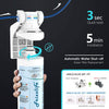 Frizzlife Under Sink Water Filter-NSF/ANSI 53&42 Certified Drinking Water Filtration System-0.5 Micron Removes Lead, Chlorine & Odor, Reduce Fluoride-W/Dedicated Faucet