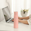AHAVA Self Cleaning UV Sterilizing Smart Water Bottle 750ml | 316 Superior Insulated Stainless Steel | 1 Year Warranty | Drink Reminders | Temperature Display | for Travel, Gym, School, Office (Pink)